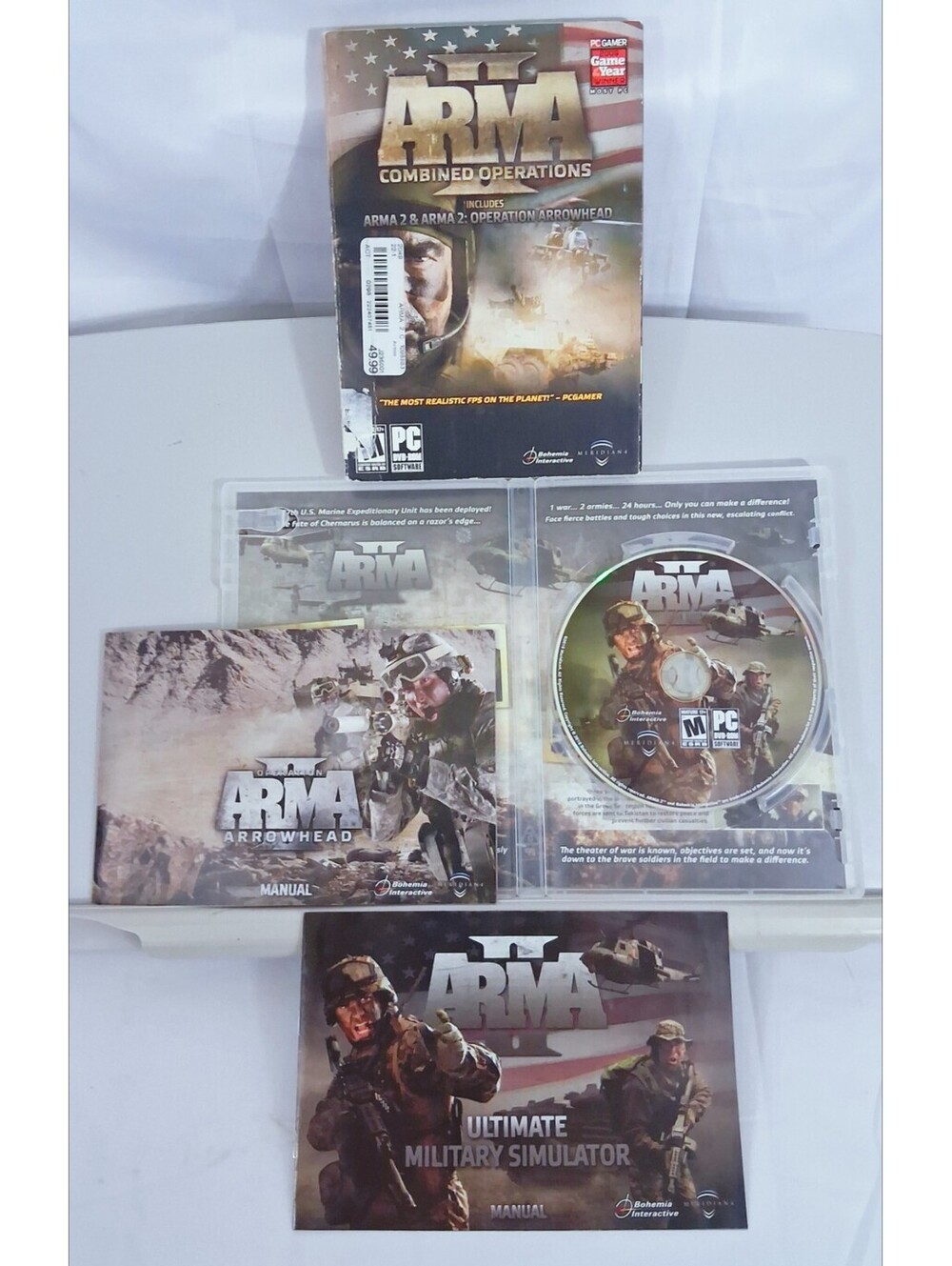 ArmA II: Combined Operations (PC, 2010) with Manuals